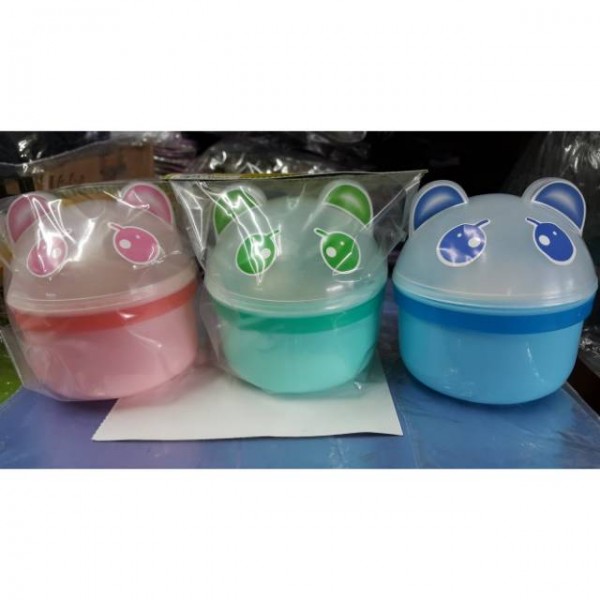 Tempat bedak + spon kucing 